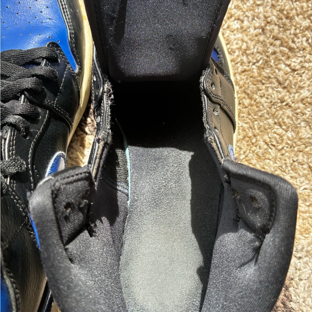 Nike Men's High-Top Sneakers in Black and Blue size 9 - Picture 5 of 10